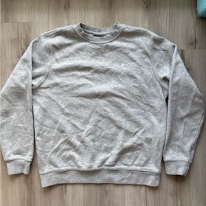 Nike Light Gray Crewneck Sweater